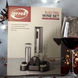 JOYFORT electric wine set new in box